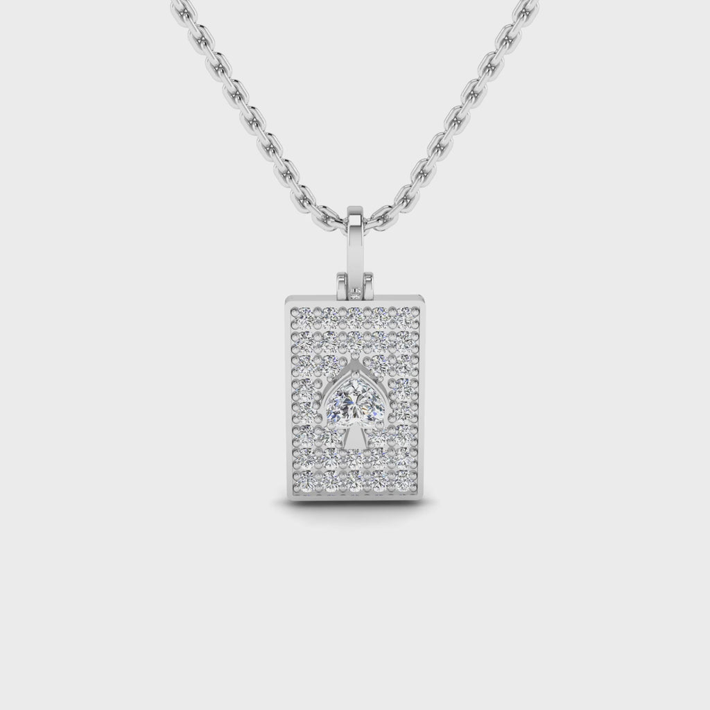 Ace of Spades pendant