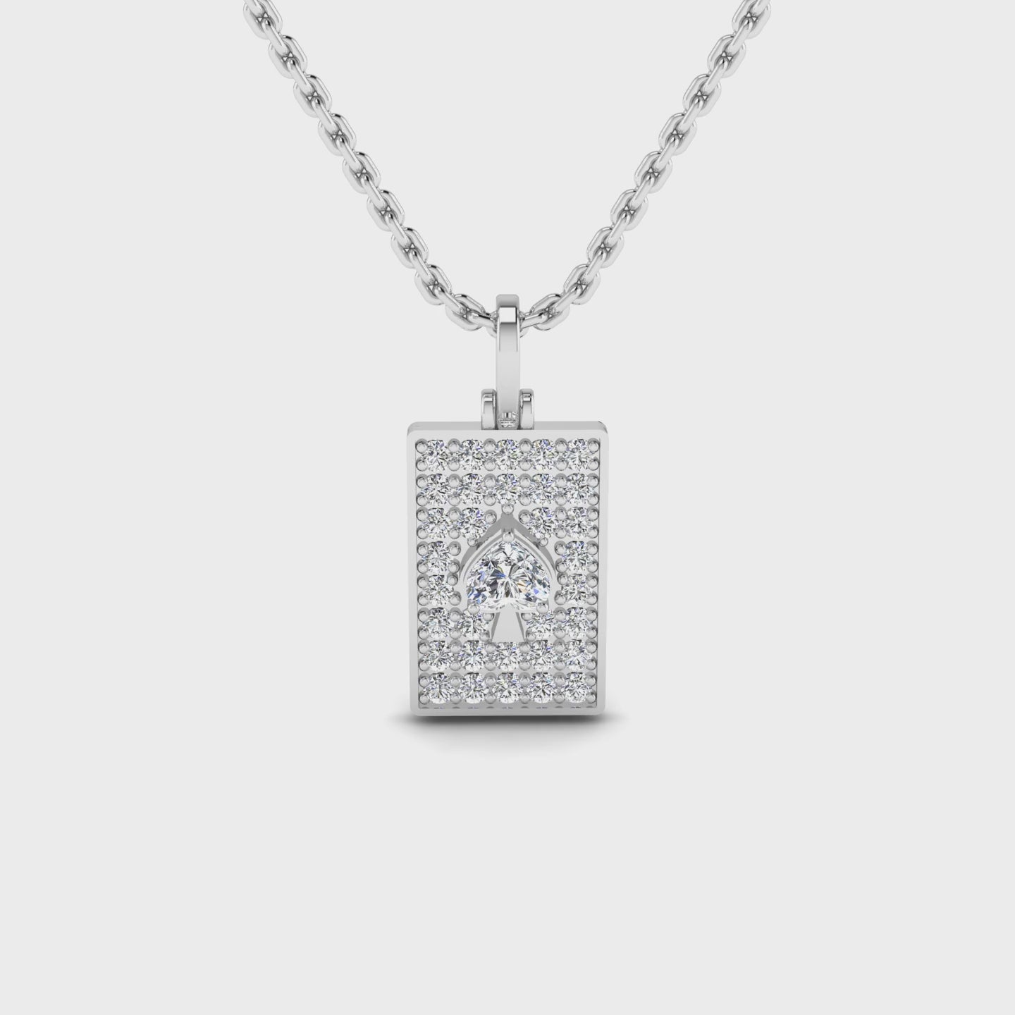 Ace of Spades pendant