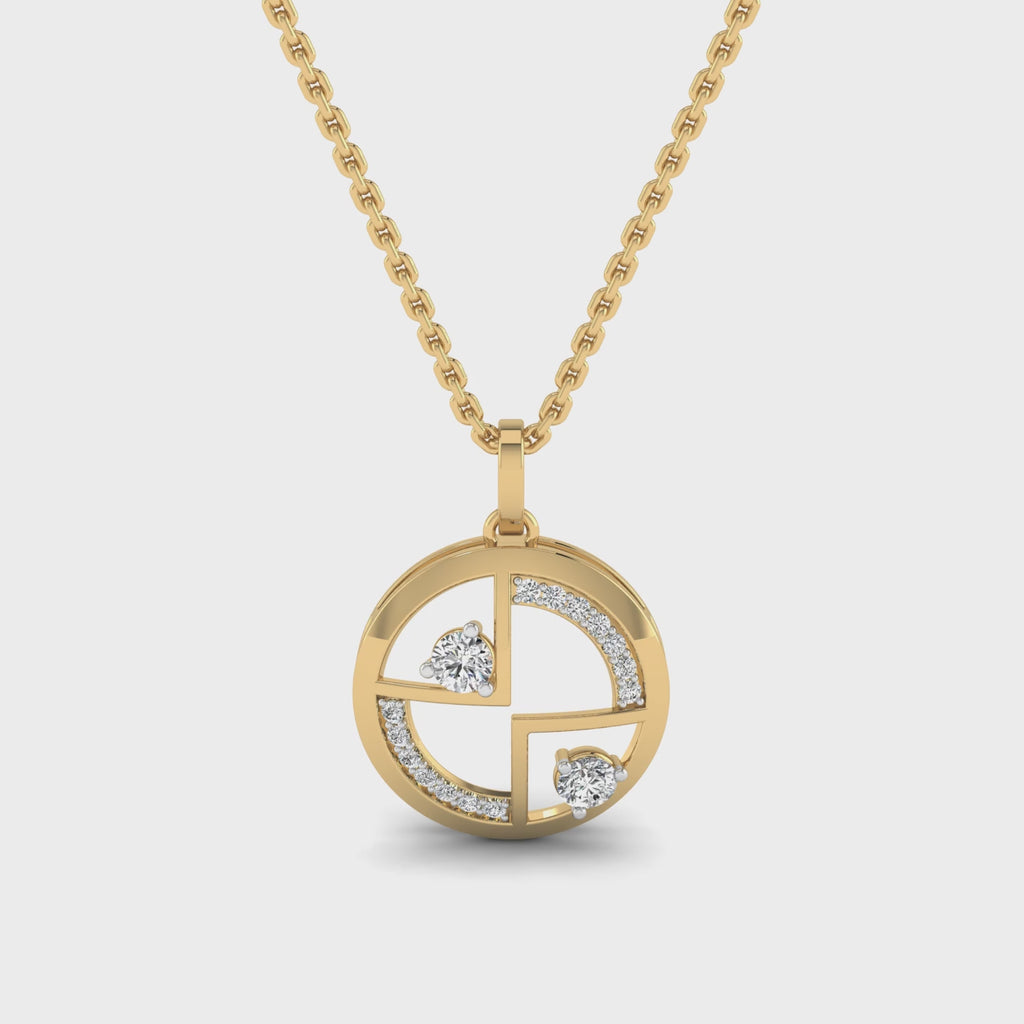 Quad-Circle Pendant