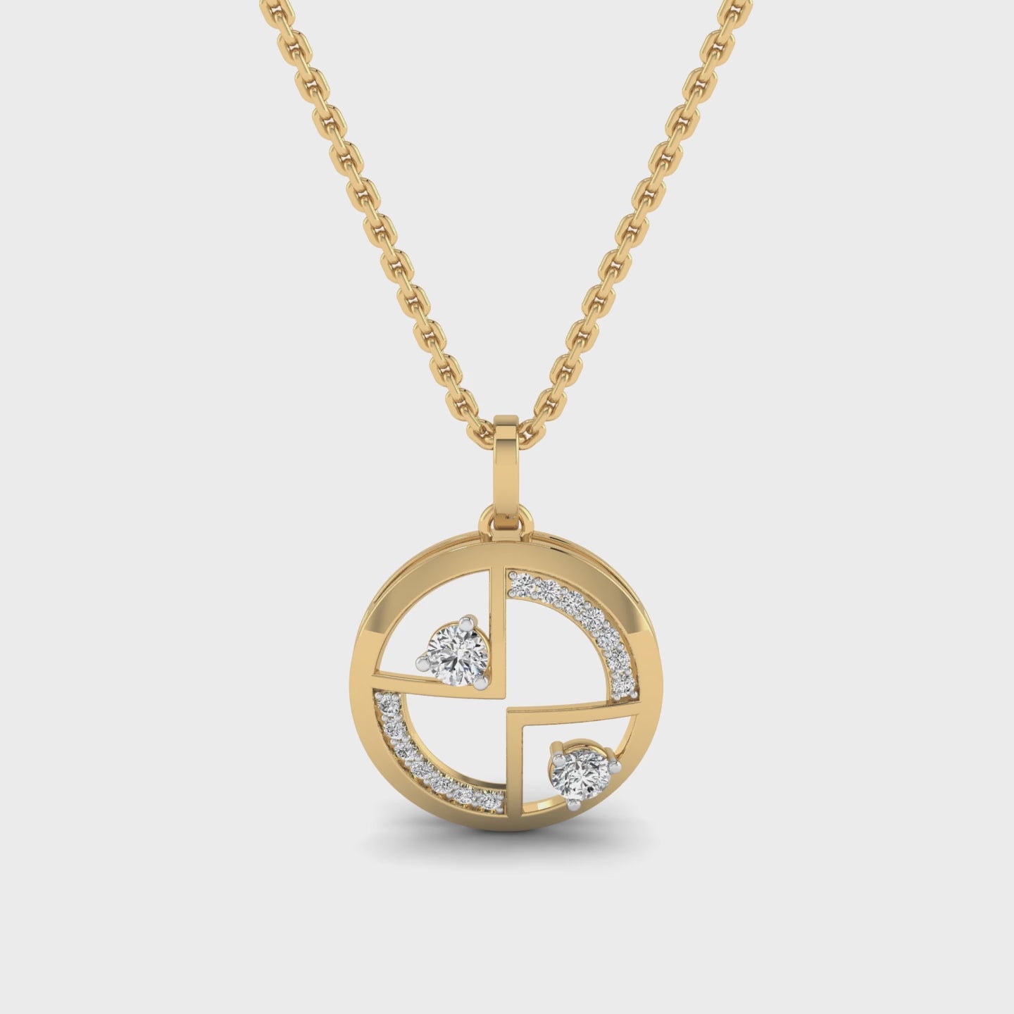 Quad-Circle Pendant