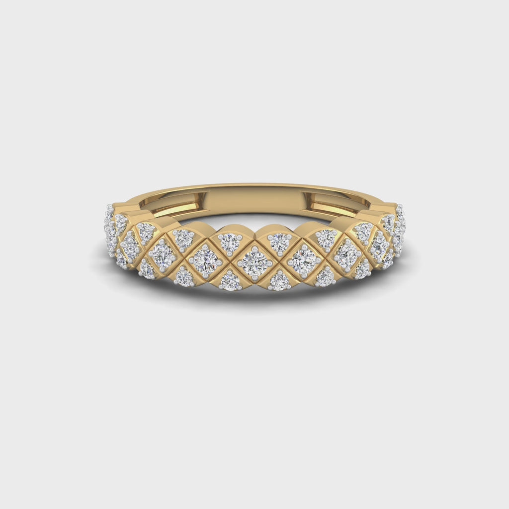 Tiered Facet Ring