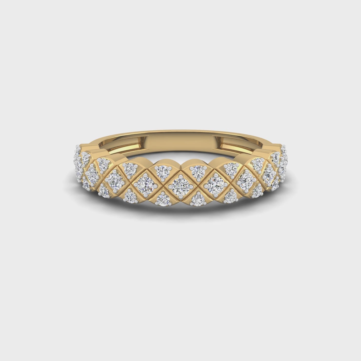 Tiered Facet Ring