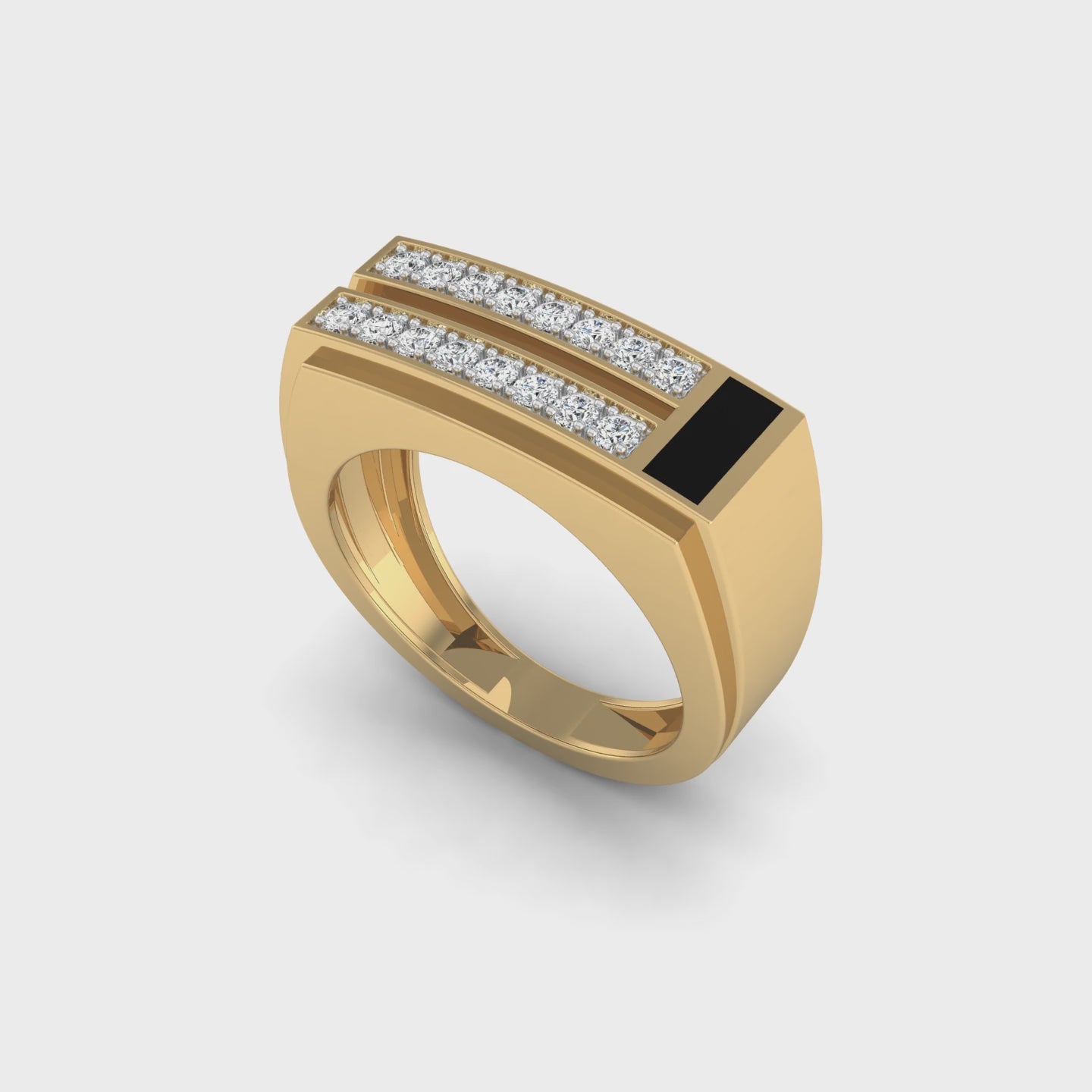 Noir Linea Ring