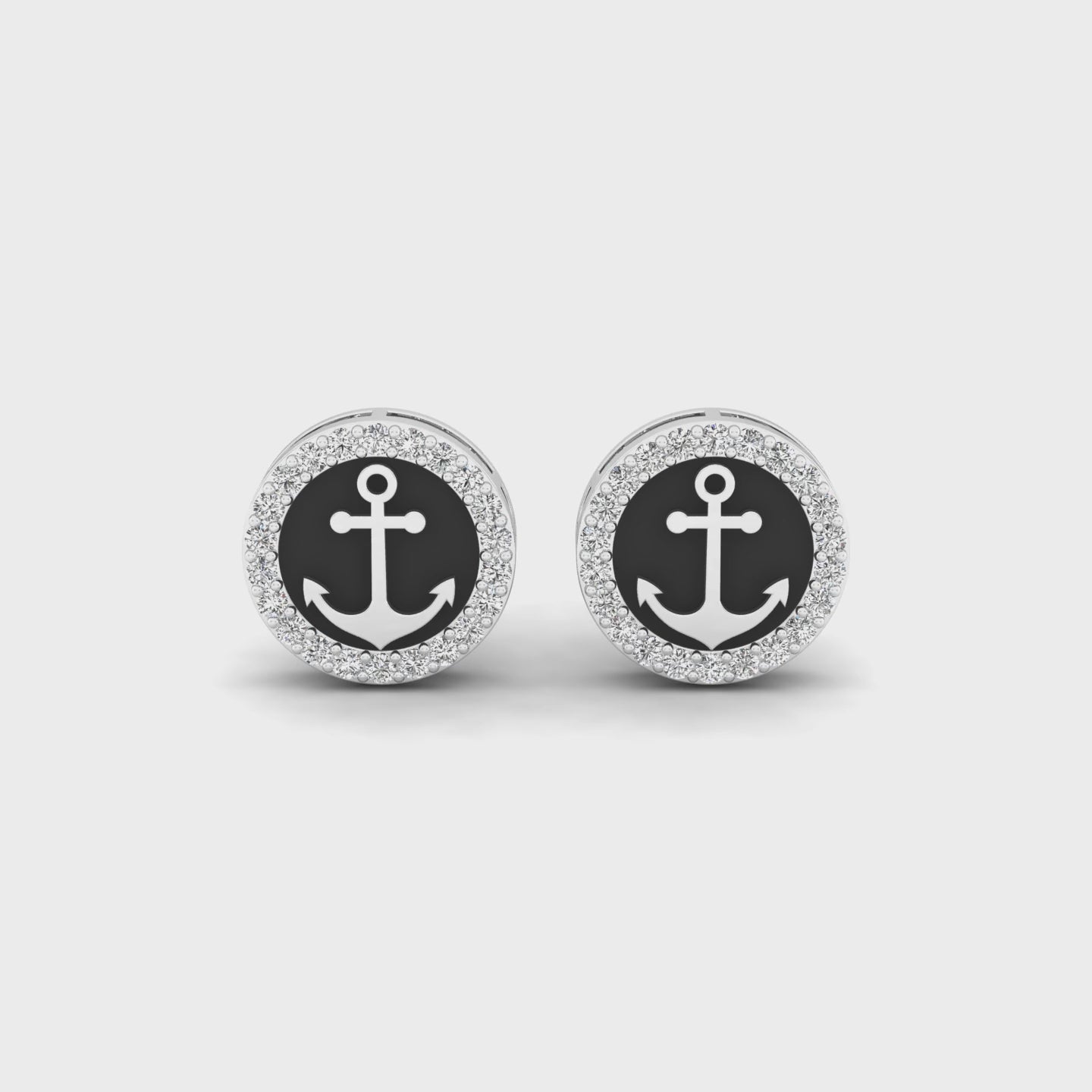 Anchorline Diamond Studs