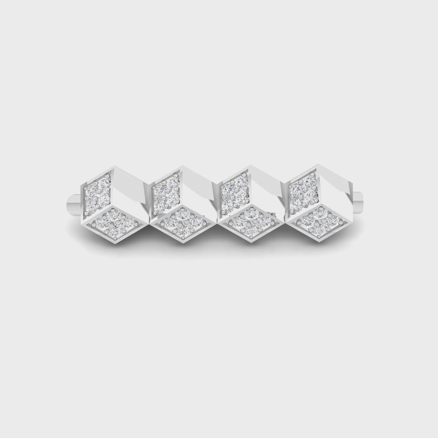 HexaFacet Brooch