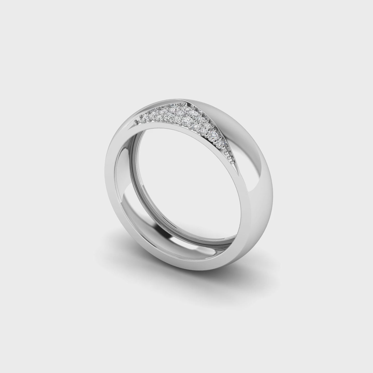 Asymmetrical Allure Ring