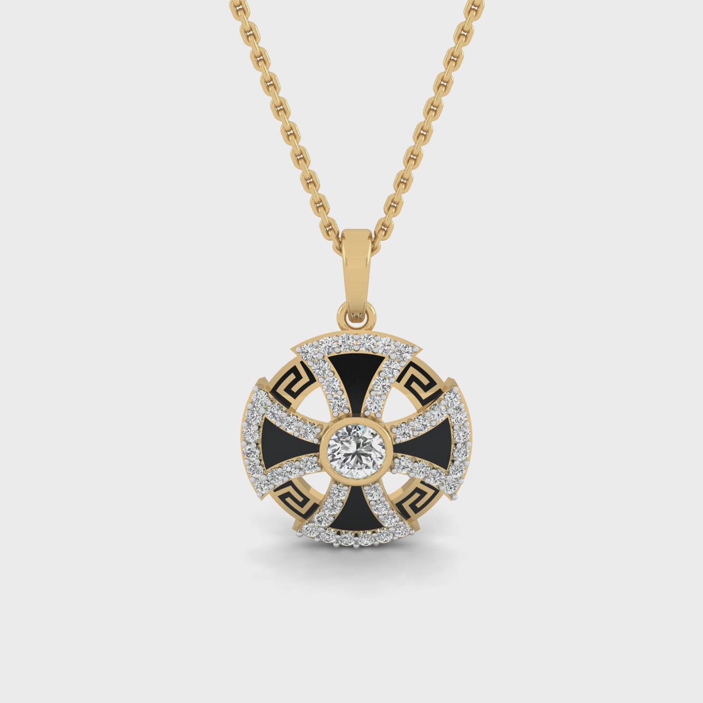 Obsidian Meridian Pendant