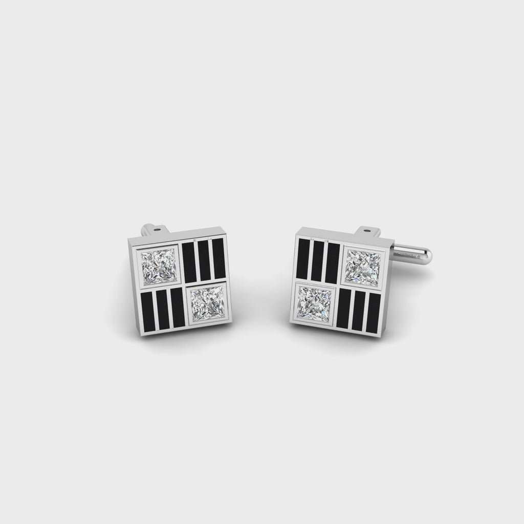 Geometric Grandeur Cufflinks