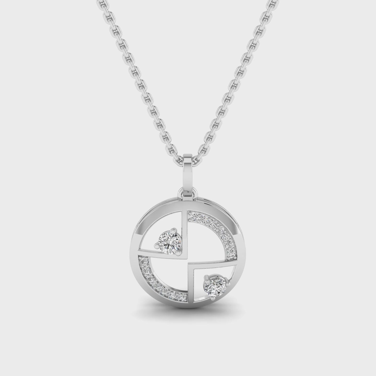 Quad-Circle Pendant