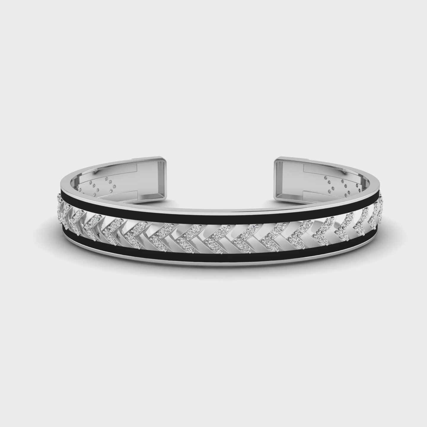 Men's Chevron Cuff Bracelet