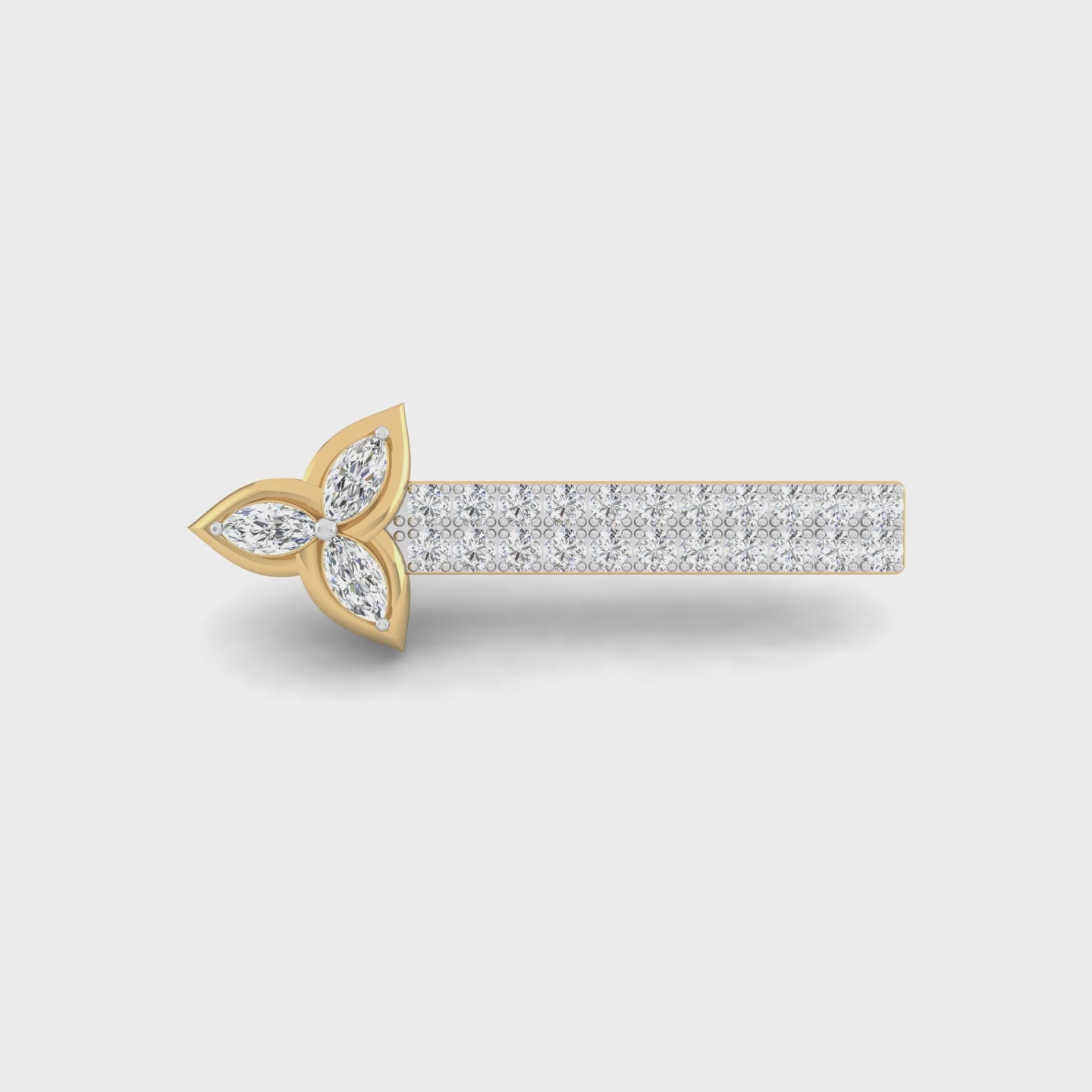 The Trefoil Bar Brooch