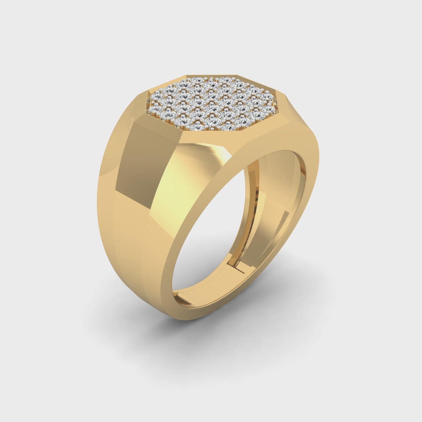 Modern Octagon Ring