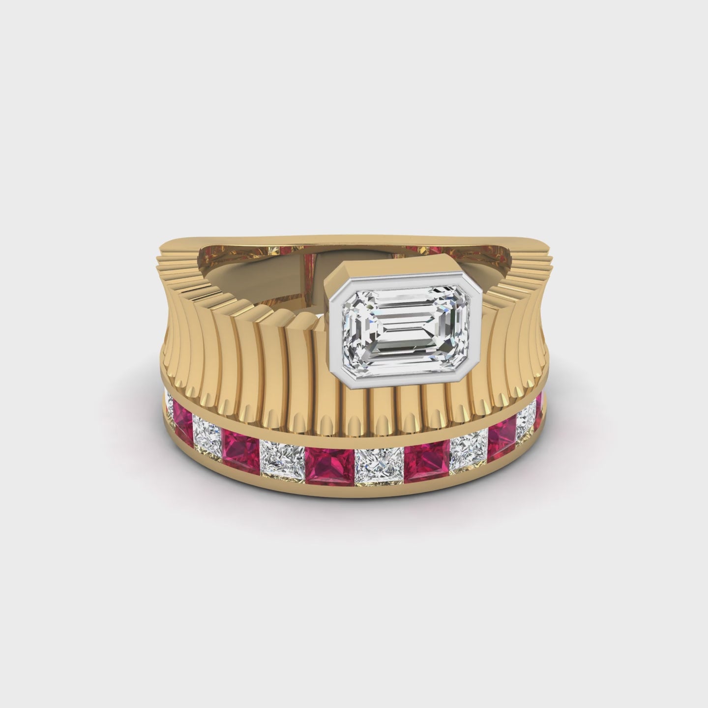 The Contrast Crown Ring