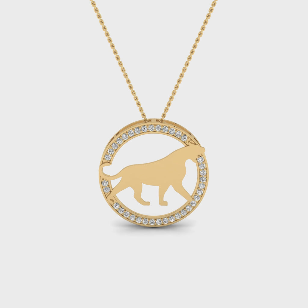 Lunar Panther Pendant