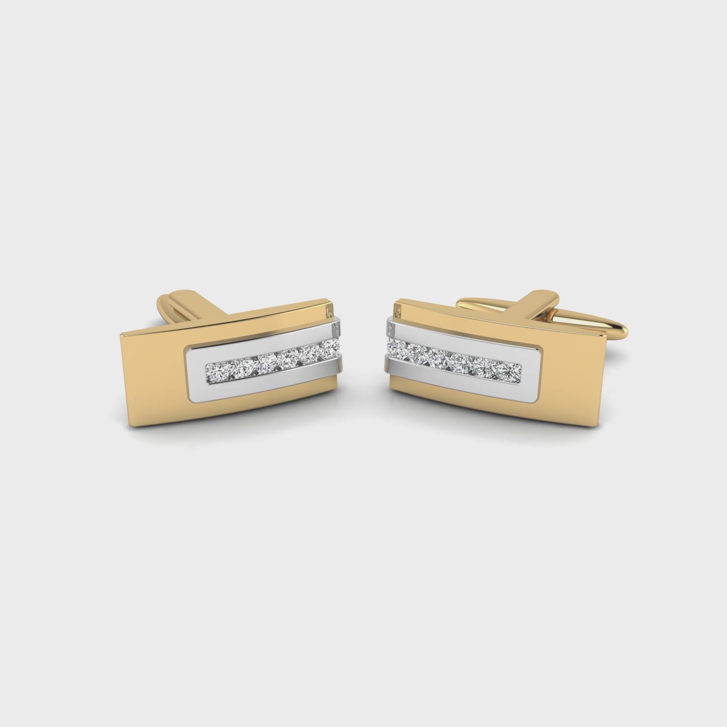 Luxe Two-Tone Cufflinks
