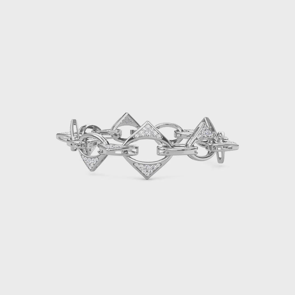 Cipher Diamond Bracelet