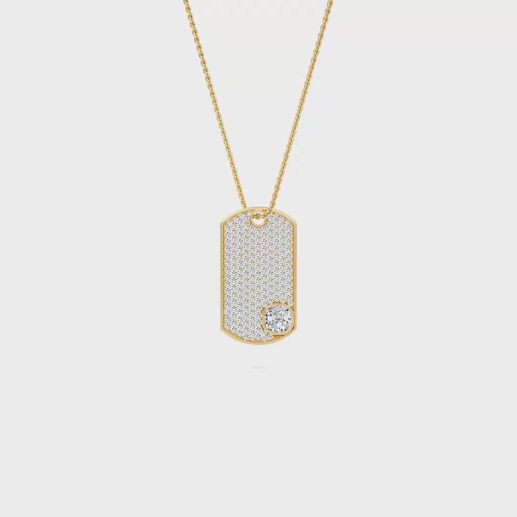 Accented Tag Pendant