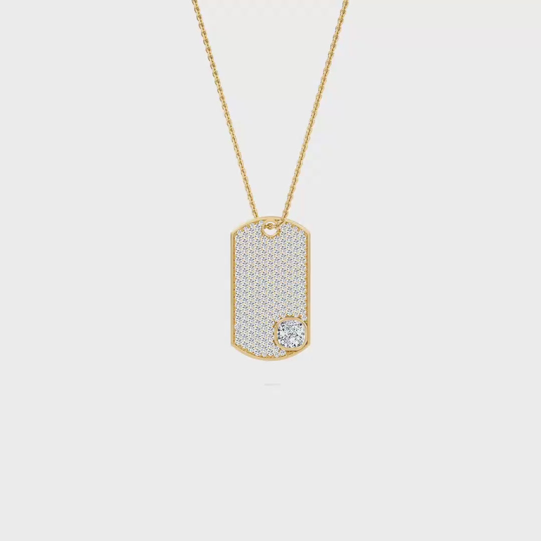 Accented Tag Pendant