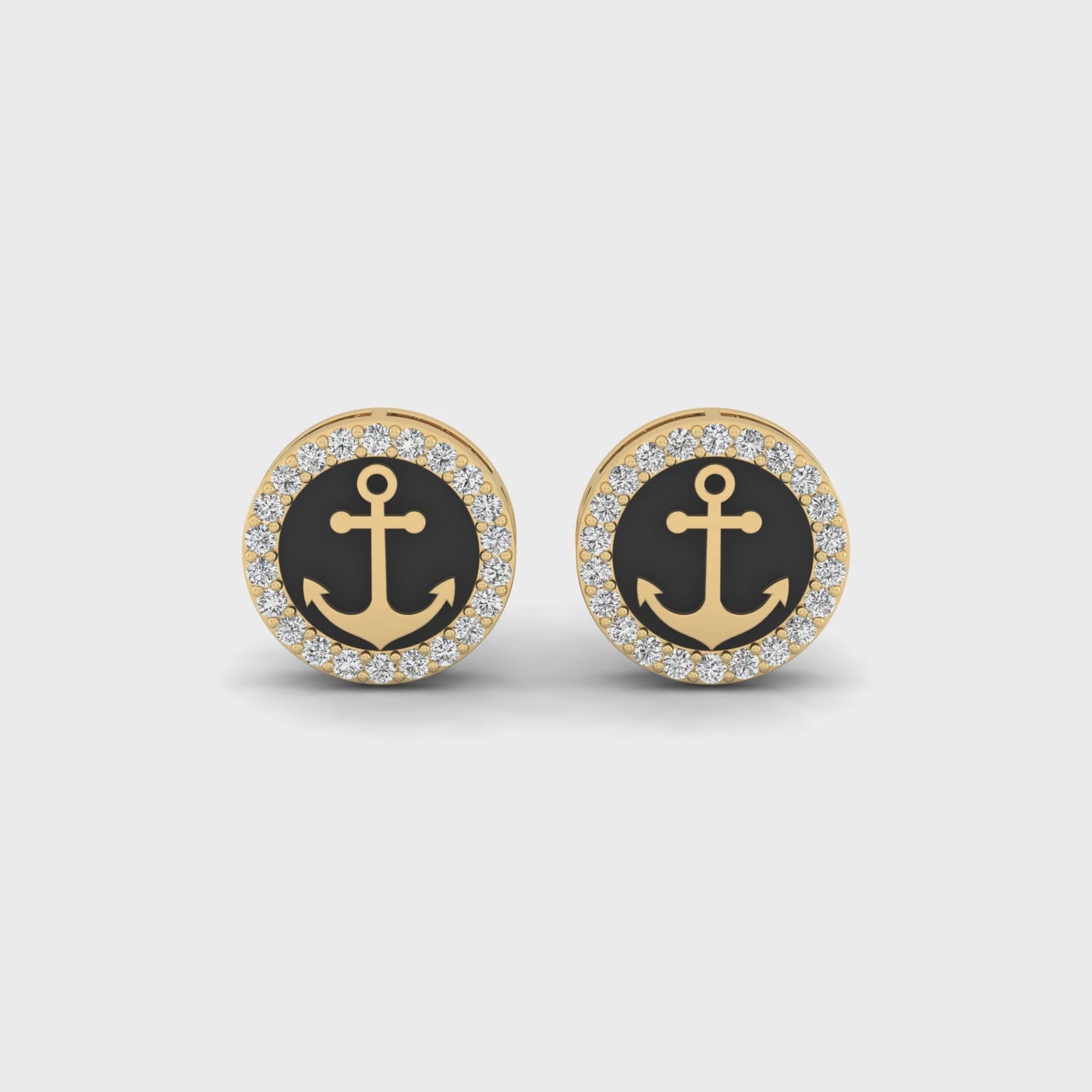 Anchorline Diamond Studs