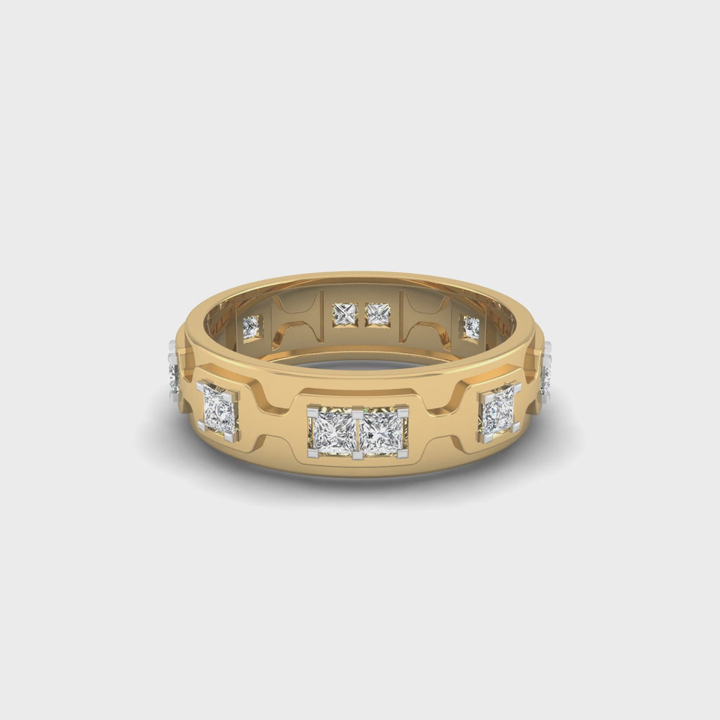 The Architect's Grid Ring