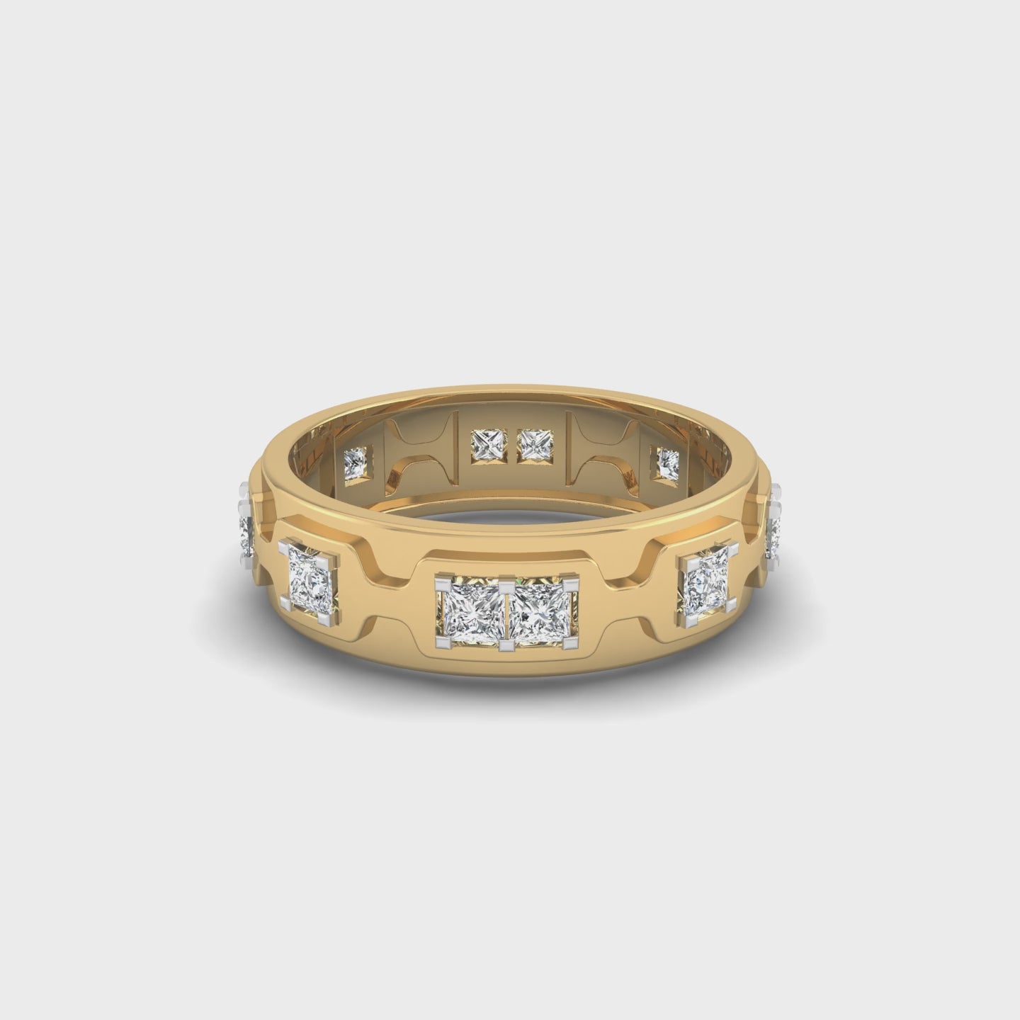 The Architect's Grid Ring