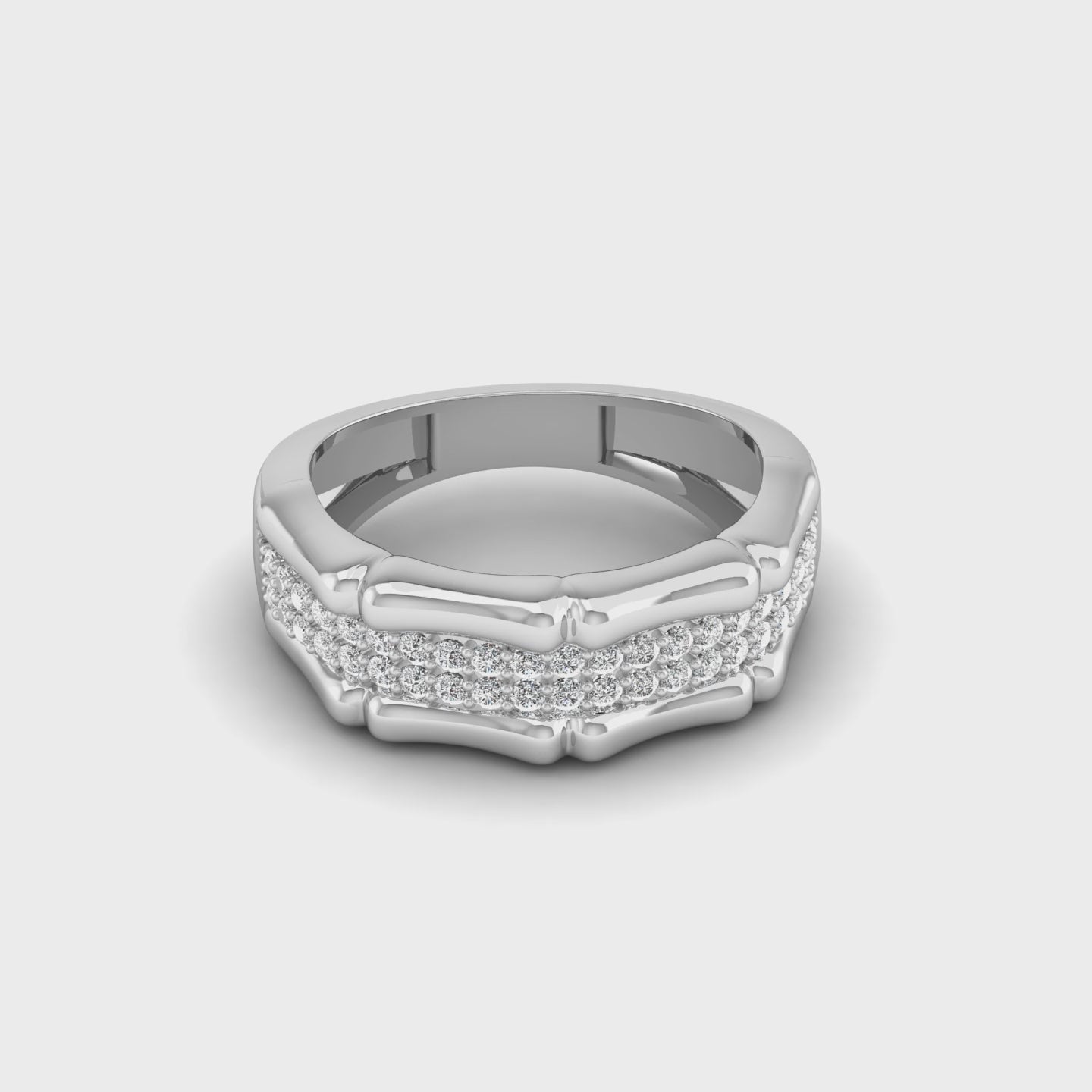 Bamboo Groove Ring