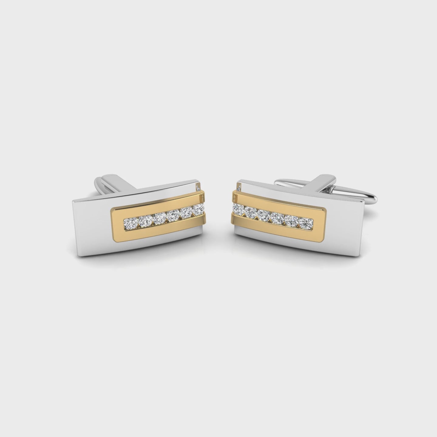 Luxe Two-Tone Cufflinks