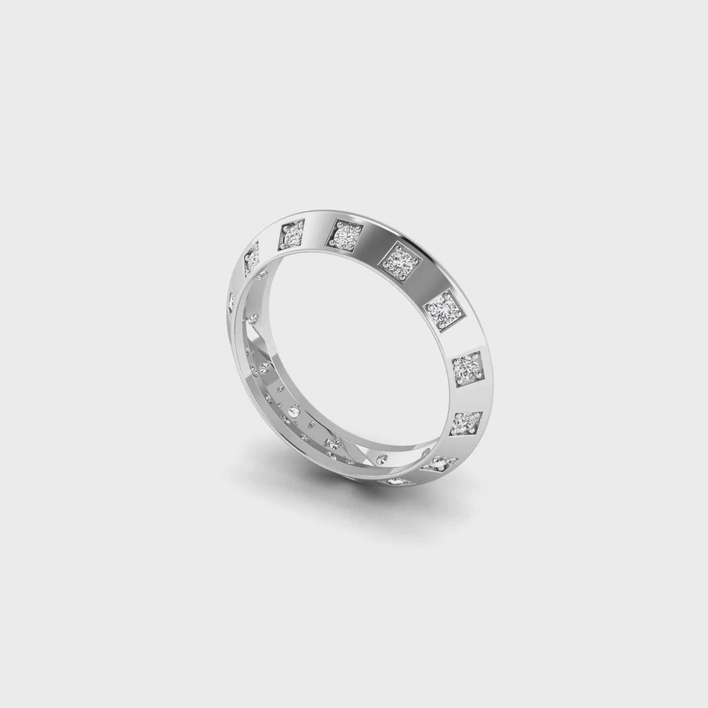 Diamond-Encrusted Edge Band