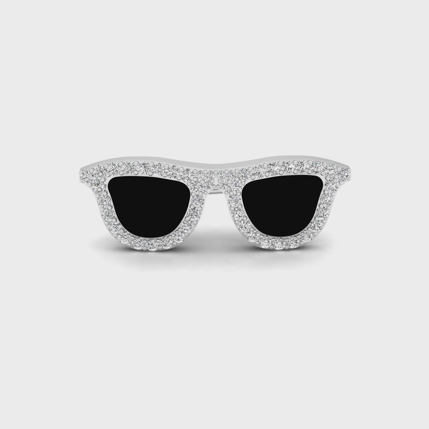 Gleaming Specs Brooch
