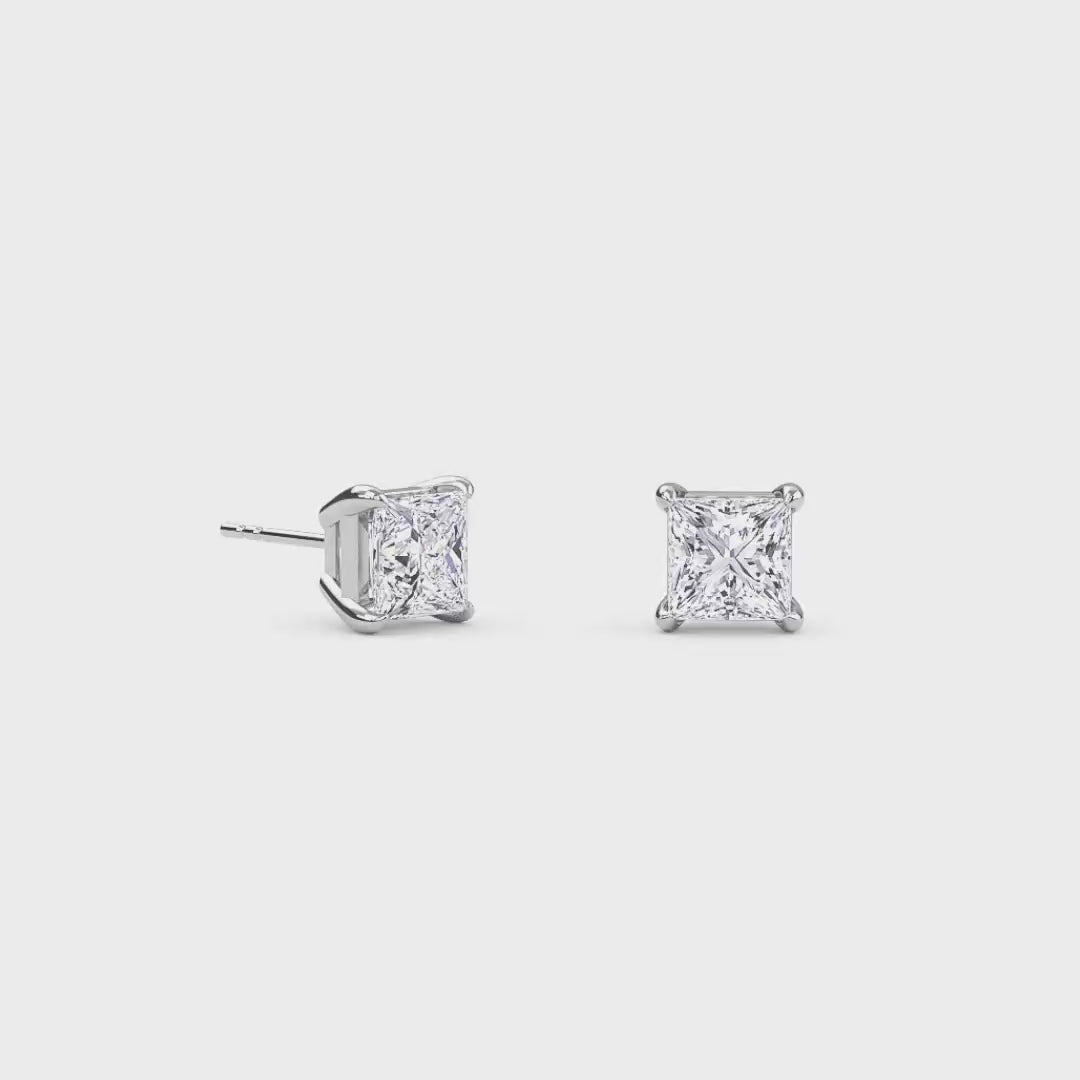 Classic Solitaire Earrings