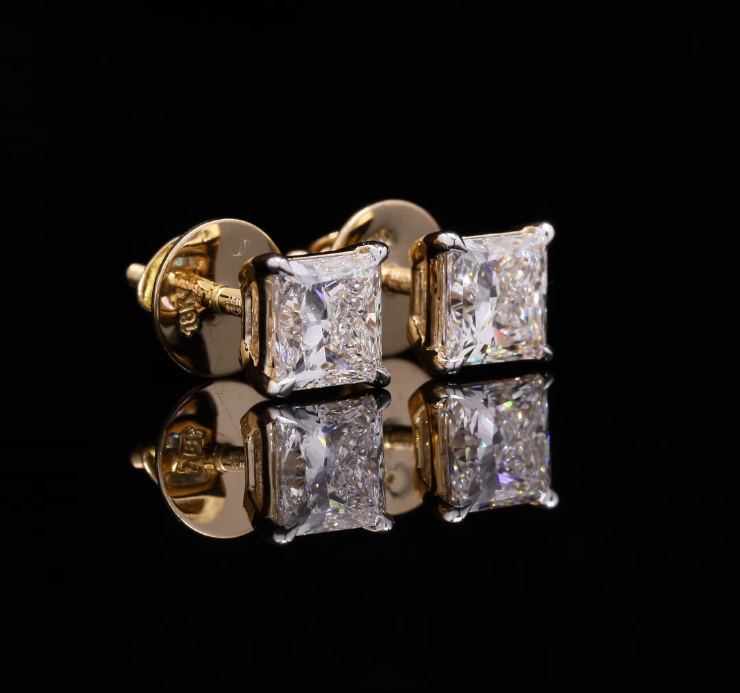 Classic Solitaire Earrings