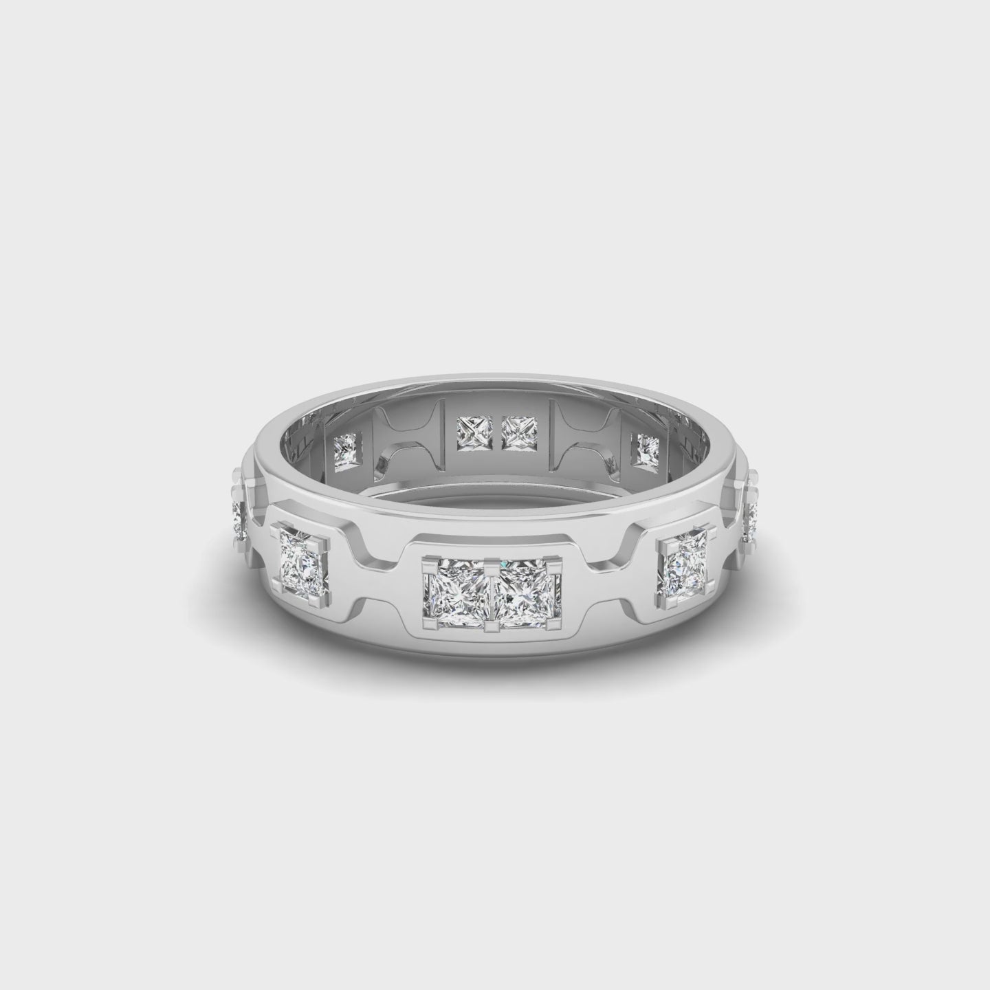 The Architect's Grid Ring