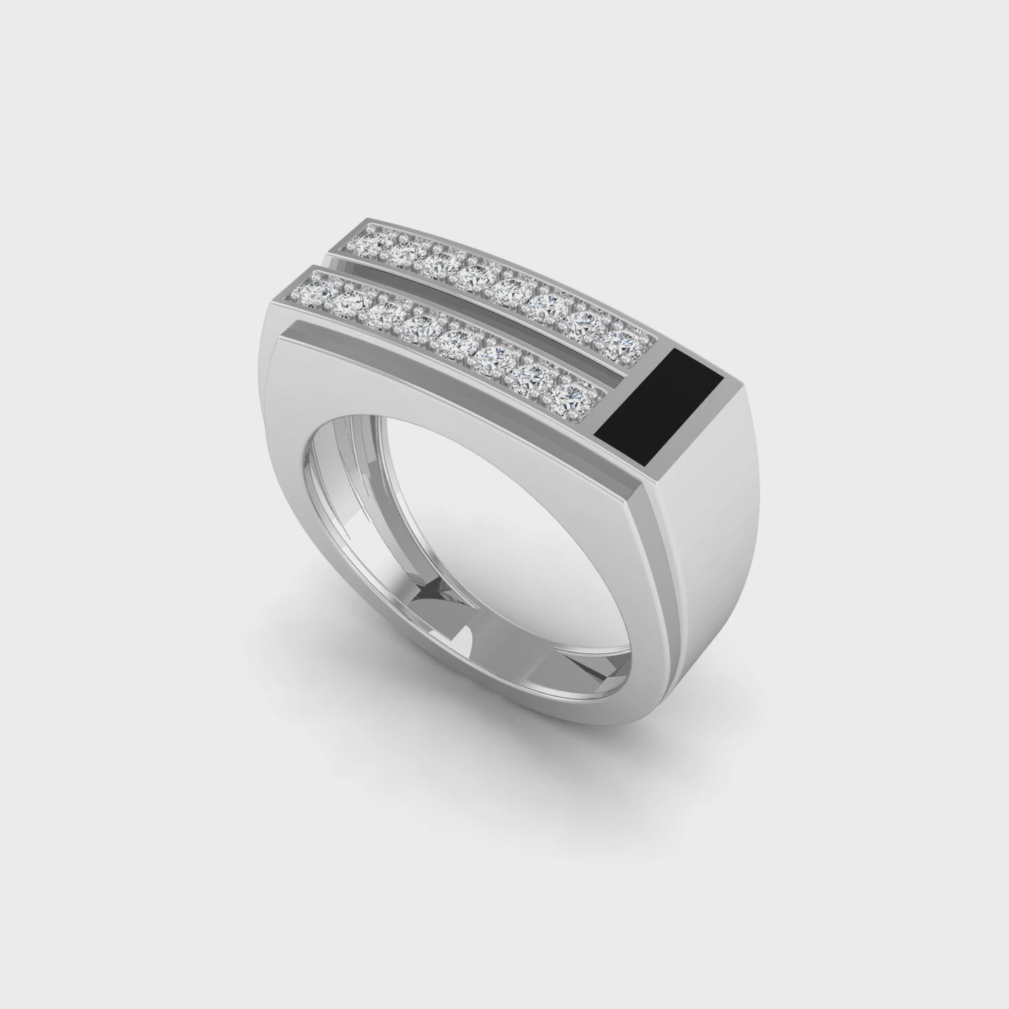Noir Linea Ring